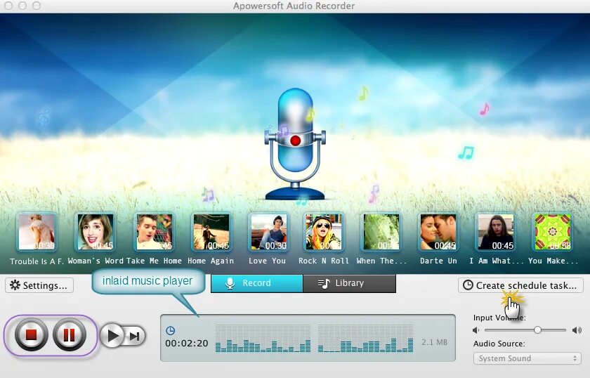 Apowersoft. Streaming audio recorder. apowersoft screen. audio recorder titanium theme.