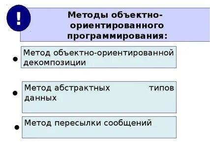 Методы ооп
