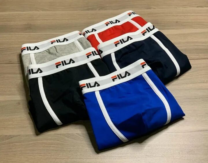 Набор шортов. Трусы комплект 5 Calvin Fila. Трусы боксеры Fila. Мужские трусы боксеры Fila. Трусы Fila мужские.