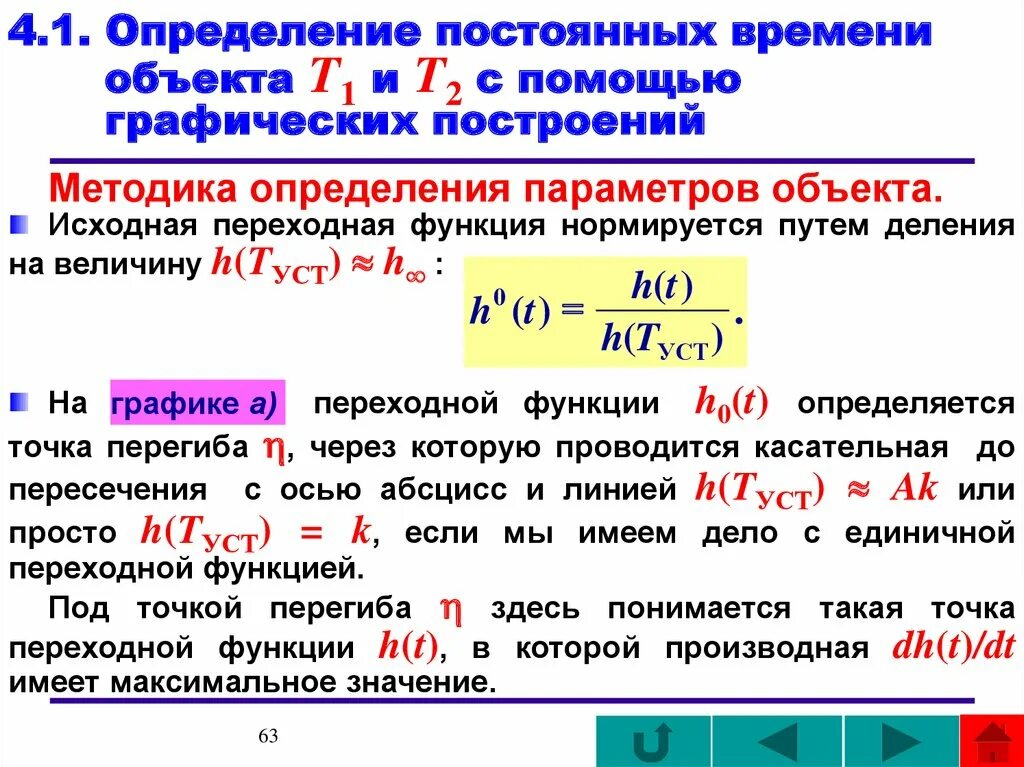 Методика определения времени. Определение постоянных времени. постоянная времени. определить значение постоянной времени. постоянная времени объекта это.