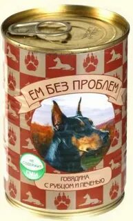 Влажный корм для собак печень