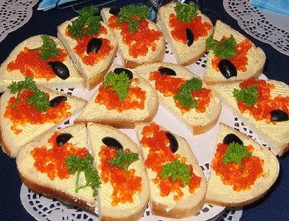 Праздничные дни бутерброды