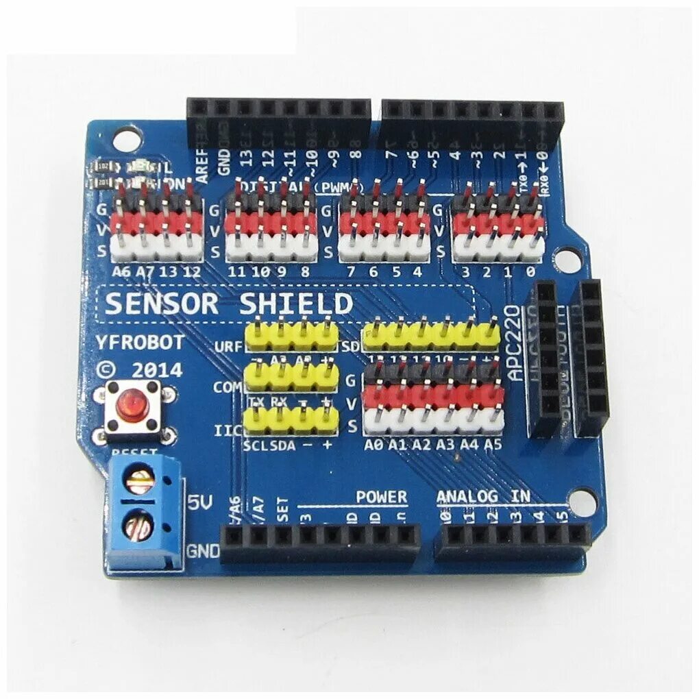 Sensor Shield v5.0 для Arduino uno. Sensor Shield v5.0. Плата расширения v5 (uno sensor Shield v5). Arduino sensor Shield 5.0. Плата shield