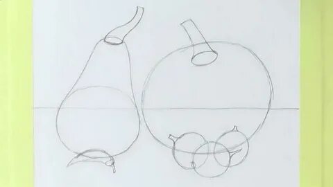 Рисуем натюрморт 2 класс поэтапно