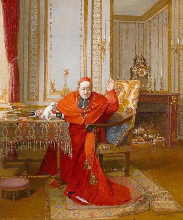 Портрет кардинала. Картина кардинал. Кардинал ришелье. Картина кардинал. Кардинал 19 века.