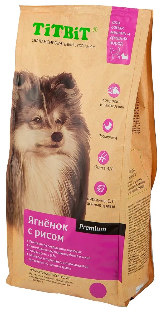 Сухой корм премиум класса для собак мелких. Titbit для собак с ягненком и рисом. корм для щенков средних пород премиум класса. карми с ягненком для собак 3 кг. корм для собак titbit (13 кг) для щенков крупных пород ягненок с рисом.