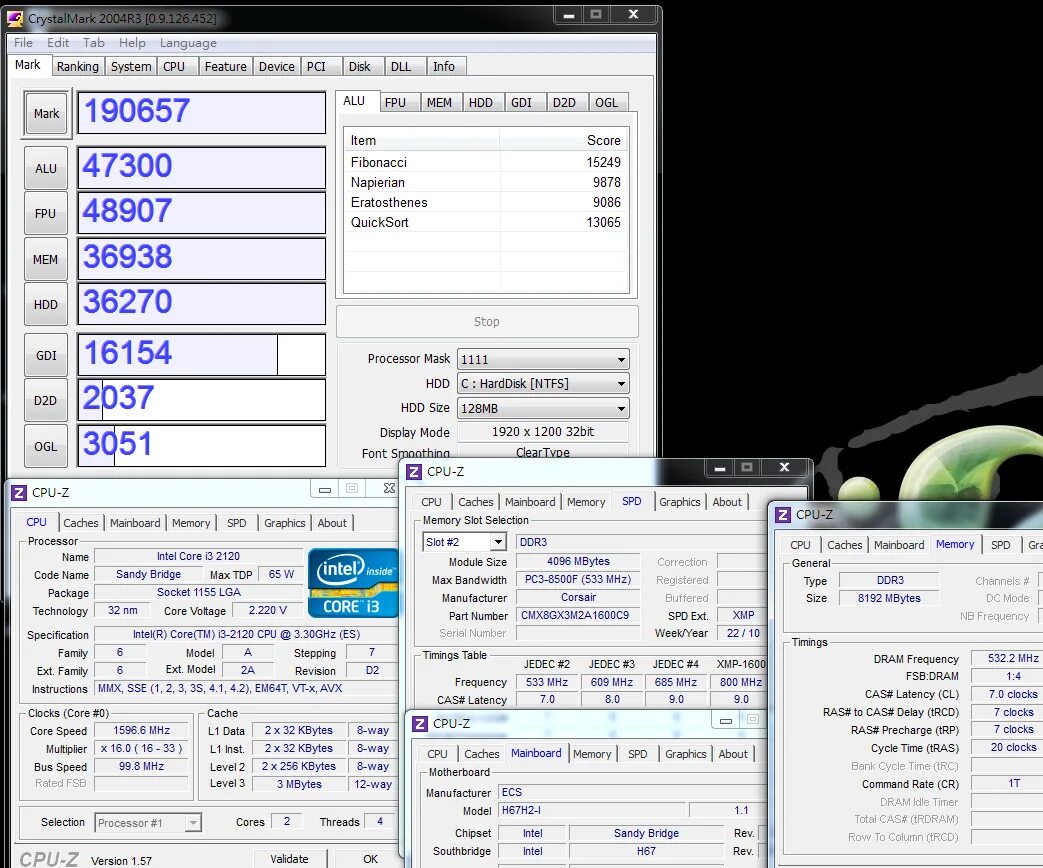 Cpu features. I5 760 cpu z. i3 2120 cpu z. crystalmark info. crystalmark 2004 pentium 3.