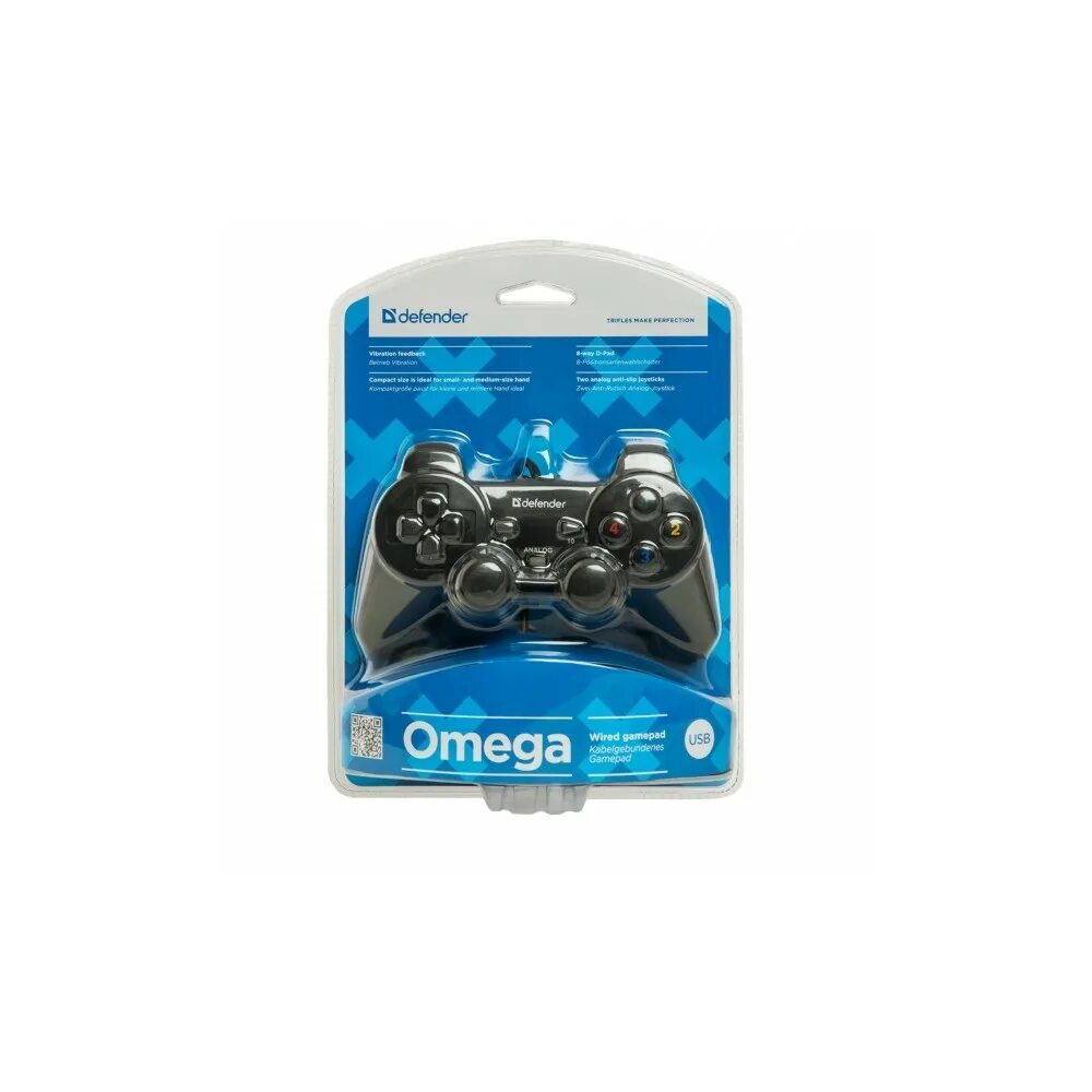 Defender omega windows 10. Джойстик defender omega usb, 12 кн, 2 стика (64247). джойстик defender omega. gamepad defender omega wired - 64247. геймпад defender omega, черный.