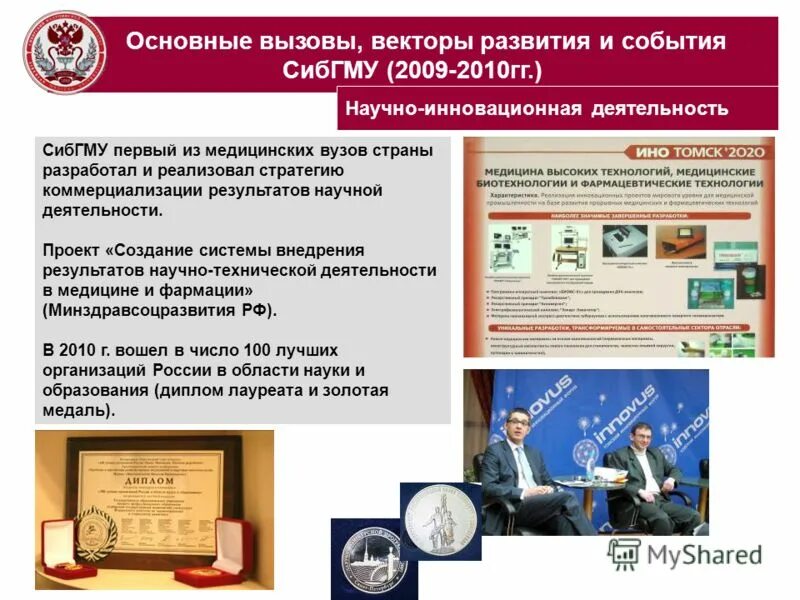 основные вызовы