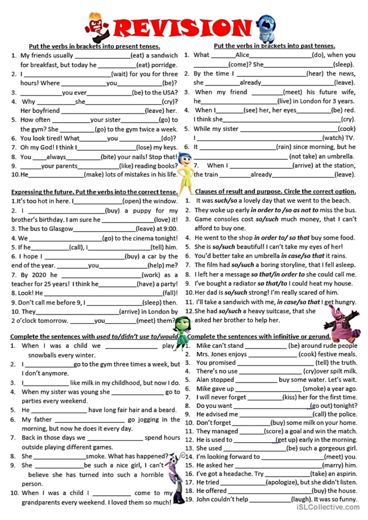 Грамматика revision of Tenses. Mixed Tenses exercises ответы. Test Tenses present and past ответы Grammar. Past Tenses Review ответы. What do you call yours