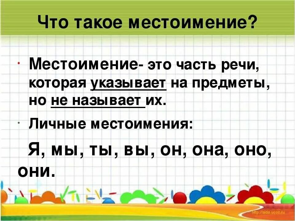 Определи 3. Местоимения правило 2 кла. Чтотоакое местоимение. Местоимение правило. Что такакое местоимние.