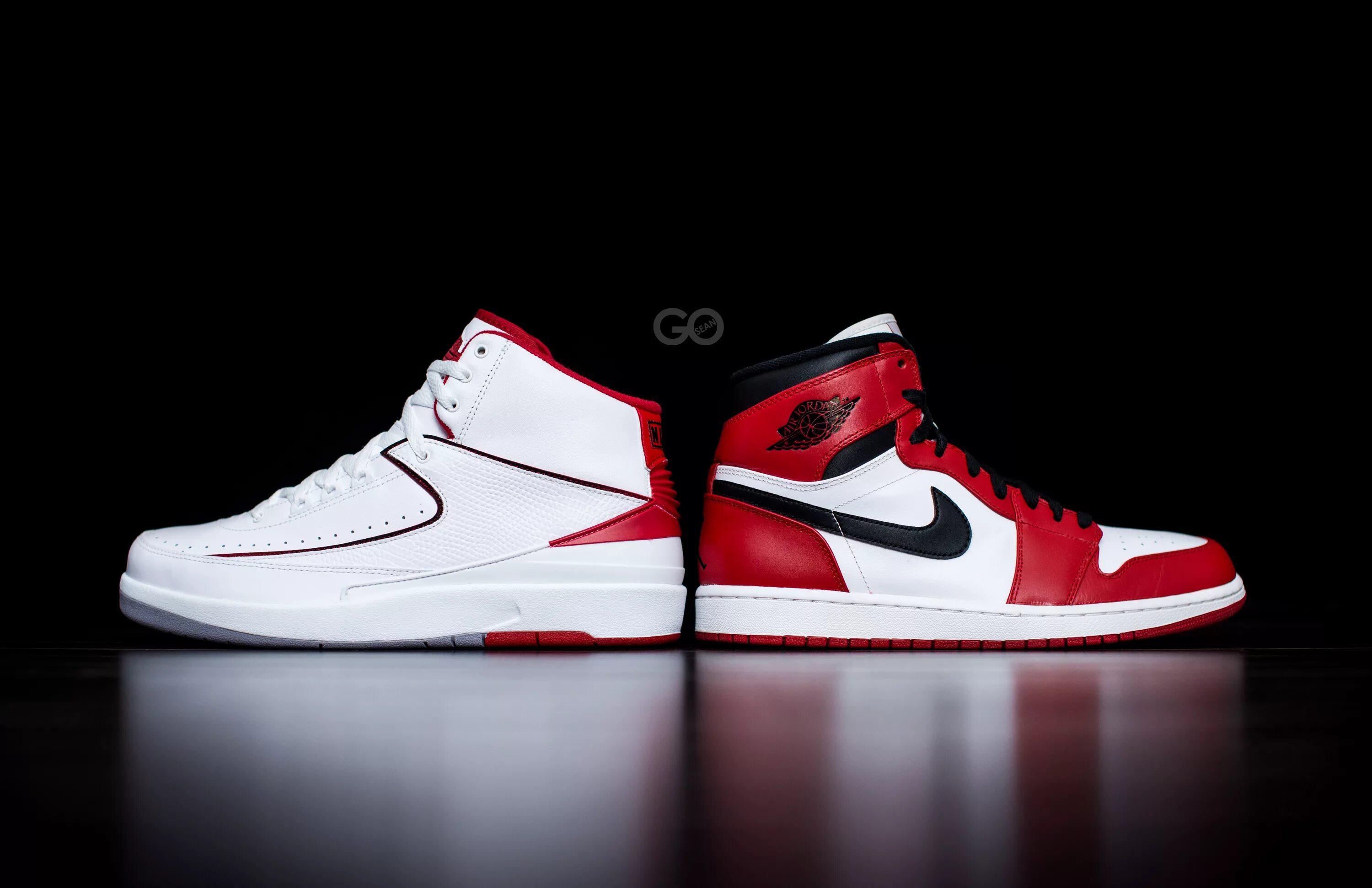 Красно черно белые кроссовки. Nike Air Jordan 1 High.