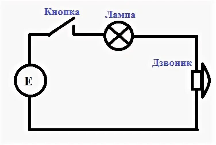 Схема цепи карманного фонаря физика