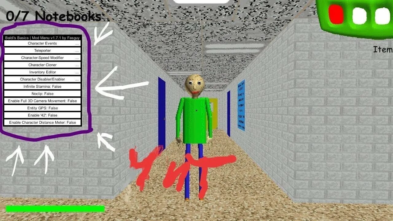 Читы на БАЛДИ. БАЛДИ мод. Мод меню мод на БАЛДИ. Baldi remastered читы