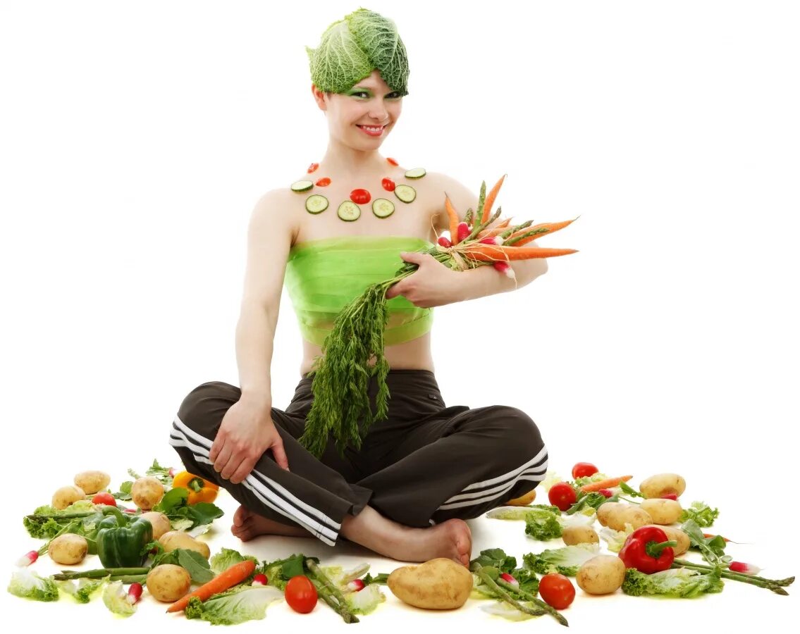 Здоровый образ жизни ютуб. Здоровое питание женщина. Девушка с овощами. Образ стройности. Фотосессия с овощами.