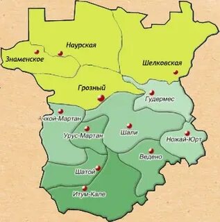Шаля на карте