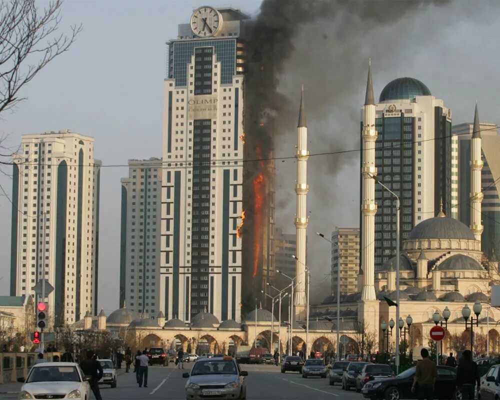 Сколько время в грозном в чечне