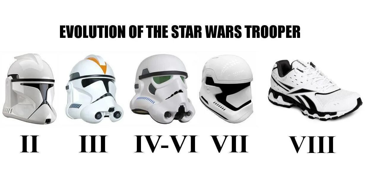 Клон мем. Эволюция штурмовиков star wars. звёздные войны мемы. мемы про штурмовиков. штурмовики звездные войны мемы.