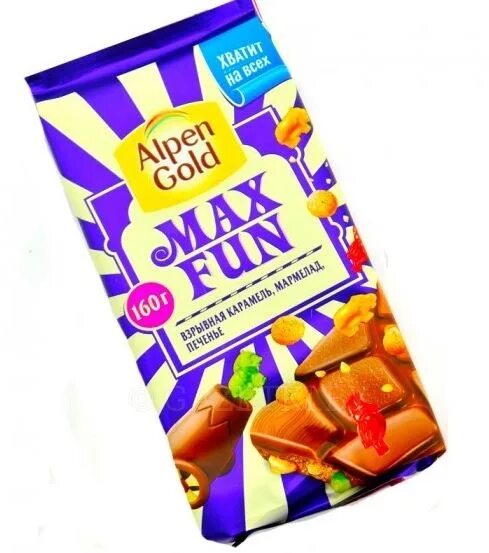 шоколад макс фан с мармеладом. альпен гольд макс фан. шоколад макс фан с мармеладом. шоколад альпен голд max fun, взрывная карамель, 160 г. макс карамель.