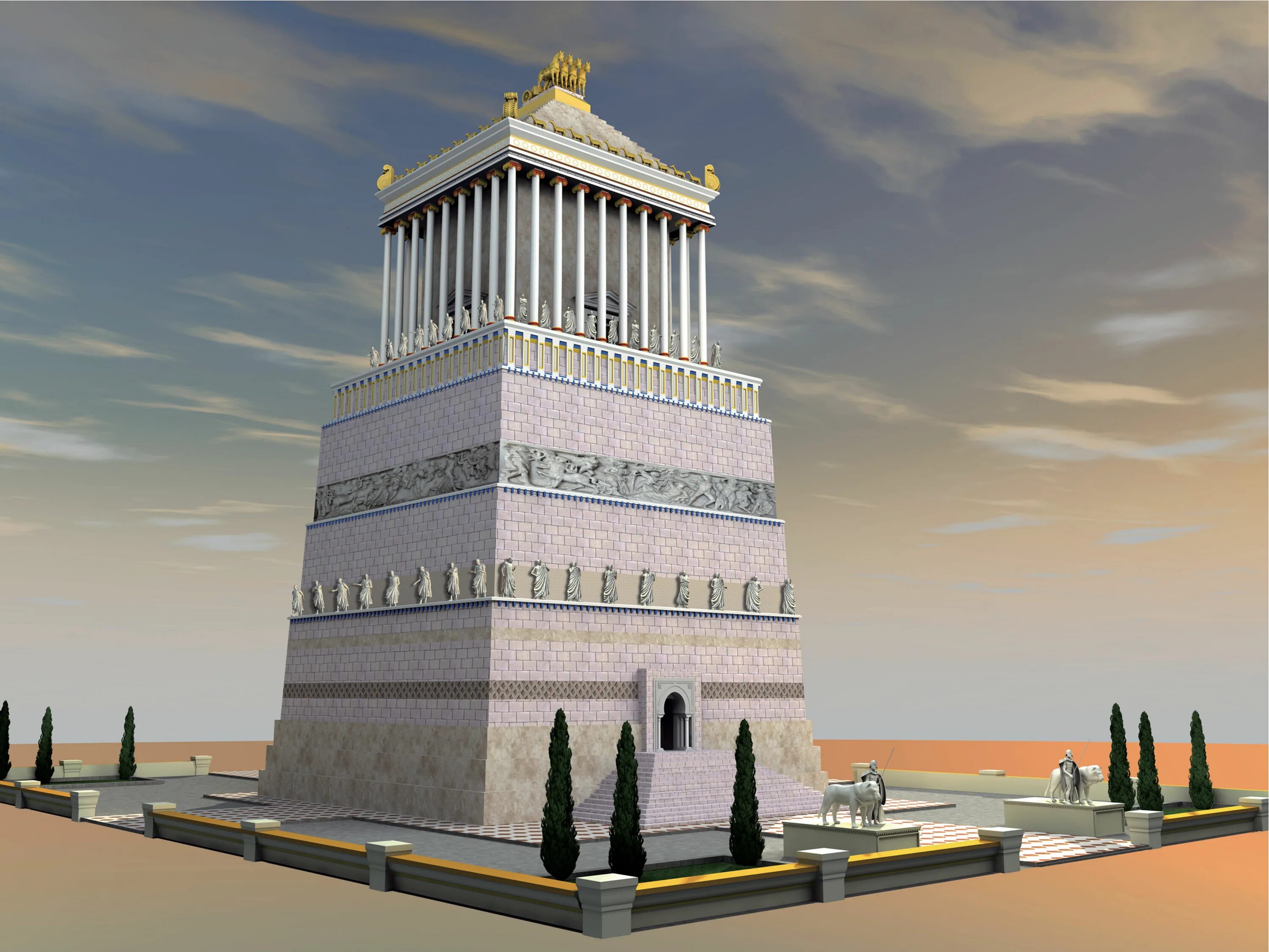 одно из чудес света стоящее на глиняных