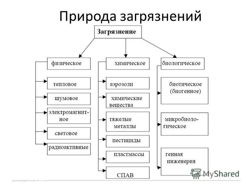 Причины загрязнения биосферы. Промышленное загрязнение воздуха. Причины сокращения биологического разнообразия. Видовое разнообразие загрязнений. Экологические проблемы пресных вод.