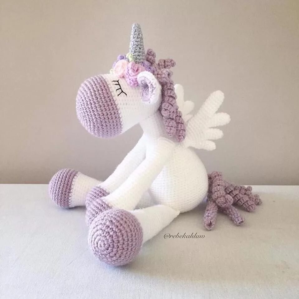 Единорог Амигурушка. Amigurumi Crochet Единорог. Единорог мк