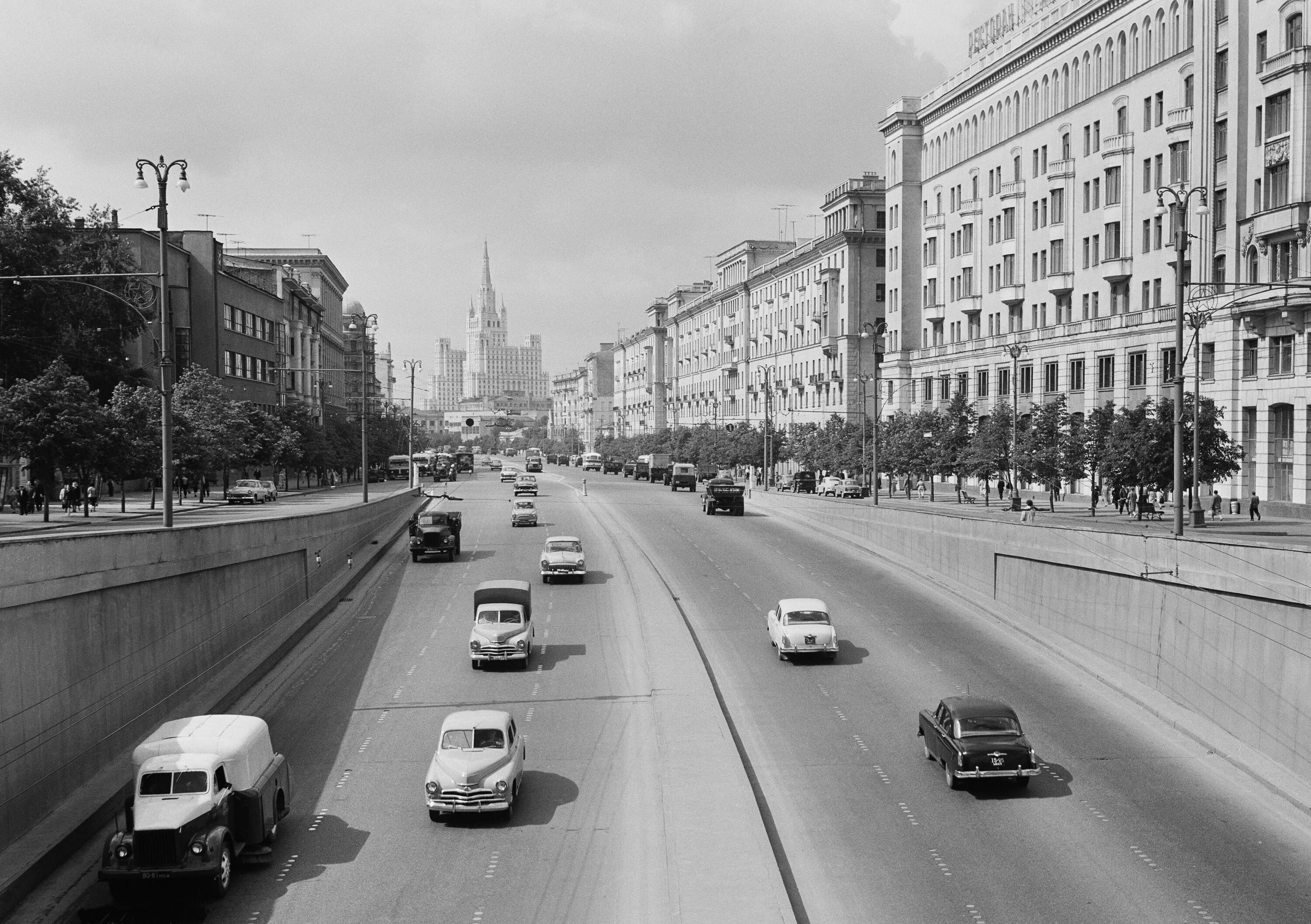 Кутузовский проспект 1960 год Москва. Садовое кольцо 1960. Москва 1962.