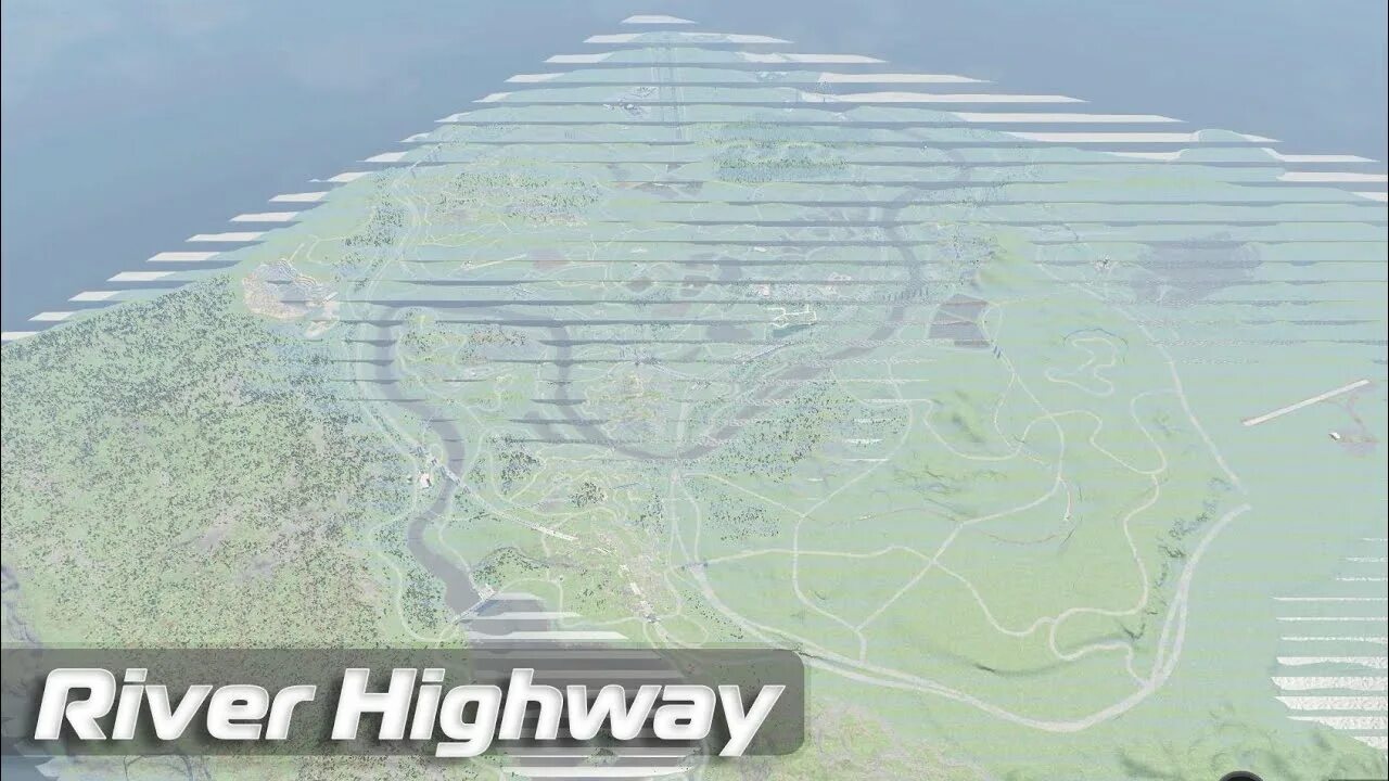 River highway beamng. River Highway BEAMNG Drive. Карта River Highway BEAMNG Drive. Карта шоссе для BEAMNG Drive.