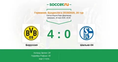 Боруссия результаты матчей