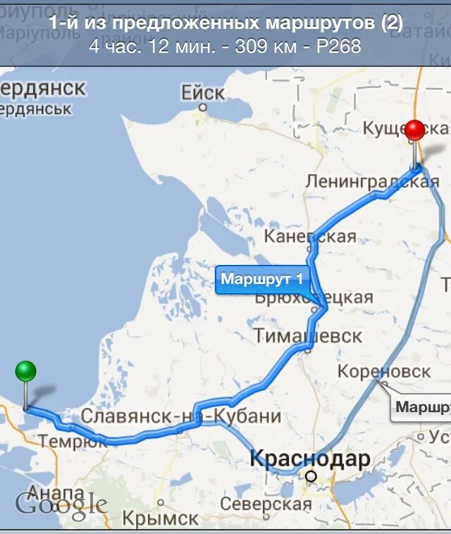 Сколько от воронежа до краснодара. Трасса Краснодар Анапа на карте. Маршрут от Кореновска до Анапы на машине. Автомобильная дорога Краснодар в Анапу. Маршрут от Анапы до Кореновска.
