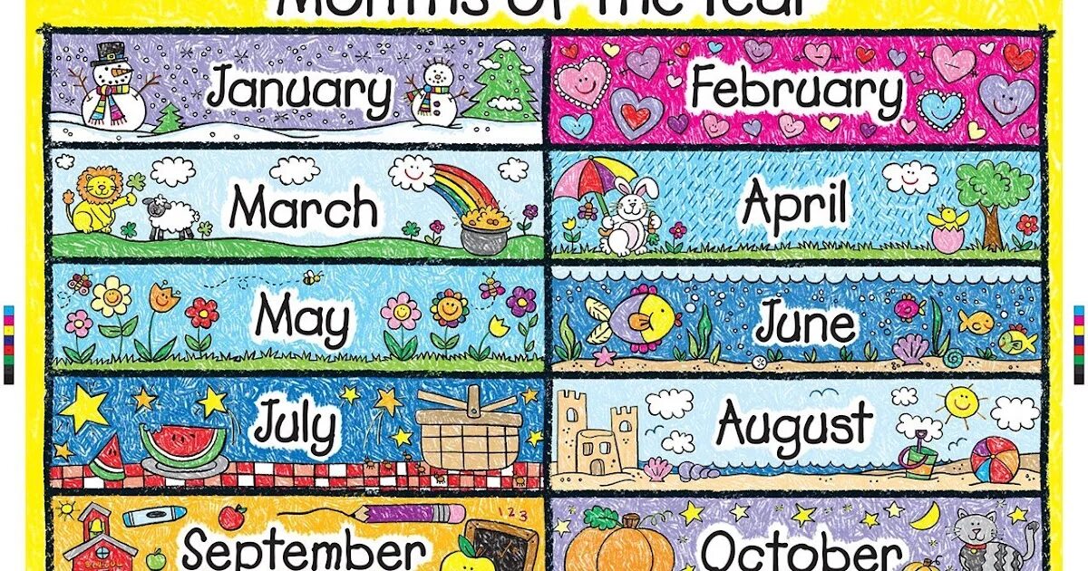 Type month year. Месяца на английском карточки. месяца на англ для детей. карточки по английскому месяцы. month для детей.