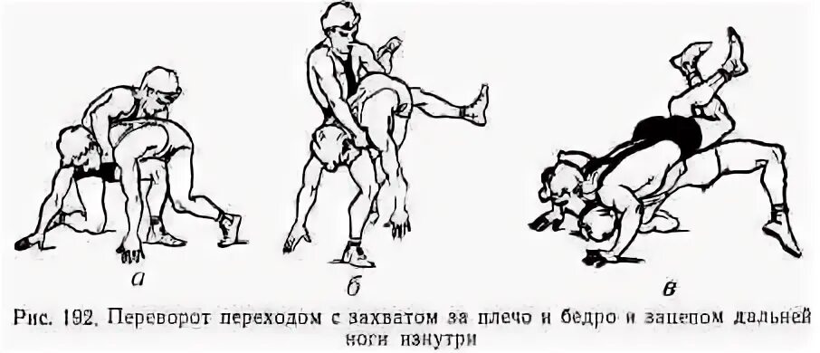 Захват бедрами. Захват ногами. Переворот через спину. Захват плеча ногами.