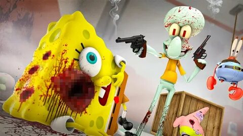 Игру злой губка боб