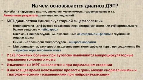 Диагноз дэп