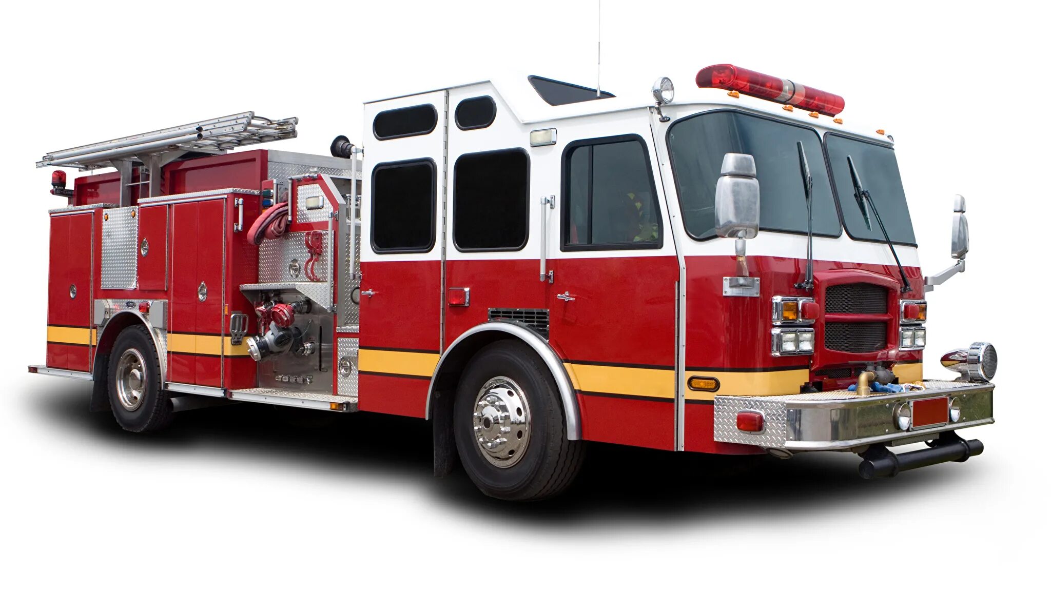 Пожарная машина. Пожарный автомобиль на белом фоне. Пожарная машина для детей. Пожарная машина на белом фоне.