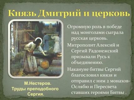 Какая роль церкви на руси