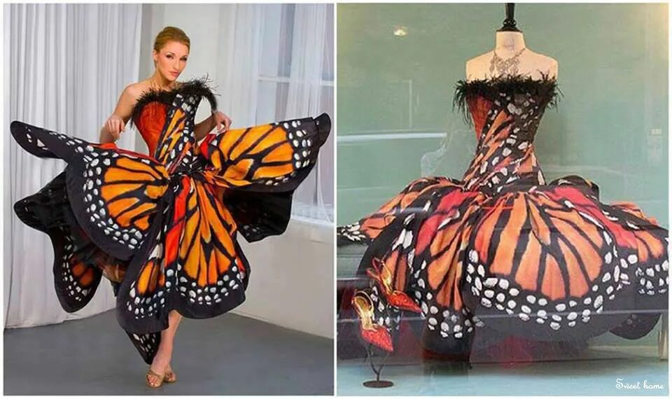 Evening / Prom / Party Monarch Butterfly Dress Etsy in 2022 Butterfly dress, But