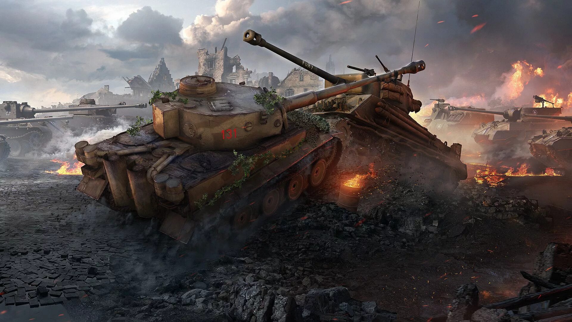 Fury танк ворлд оф танк. Тигр 131 блиц. Тигр 131 в World of Tanks Blitz. Ворлд оф танк арт танк Тигер 131. Игра танки тигр