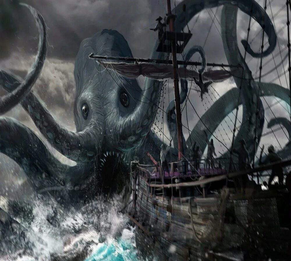 Реклама кракена 2022. 2 Кракена. Гигантский осьминог Кракен. Кракен Морское чудовище. Гигантский кальмар Кракен.