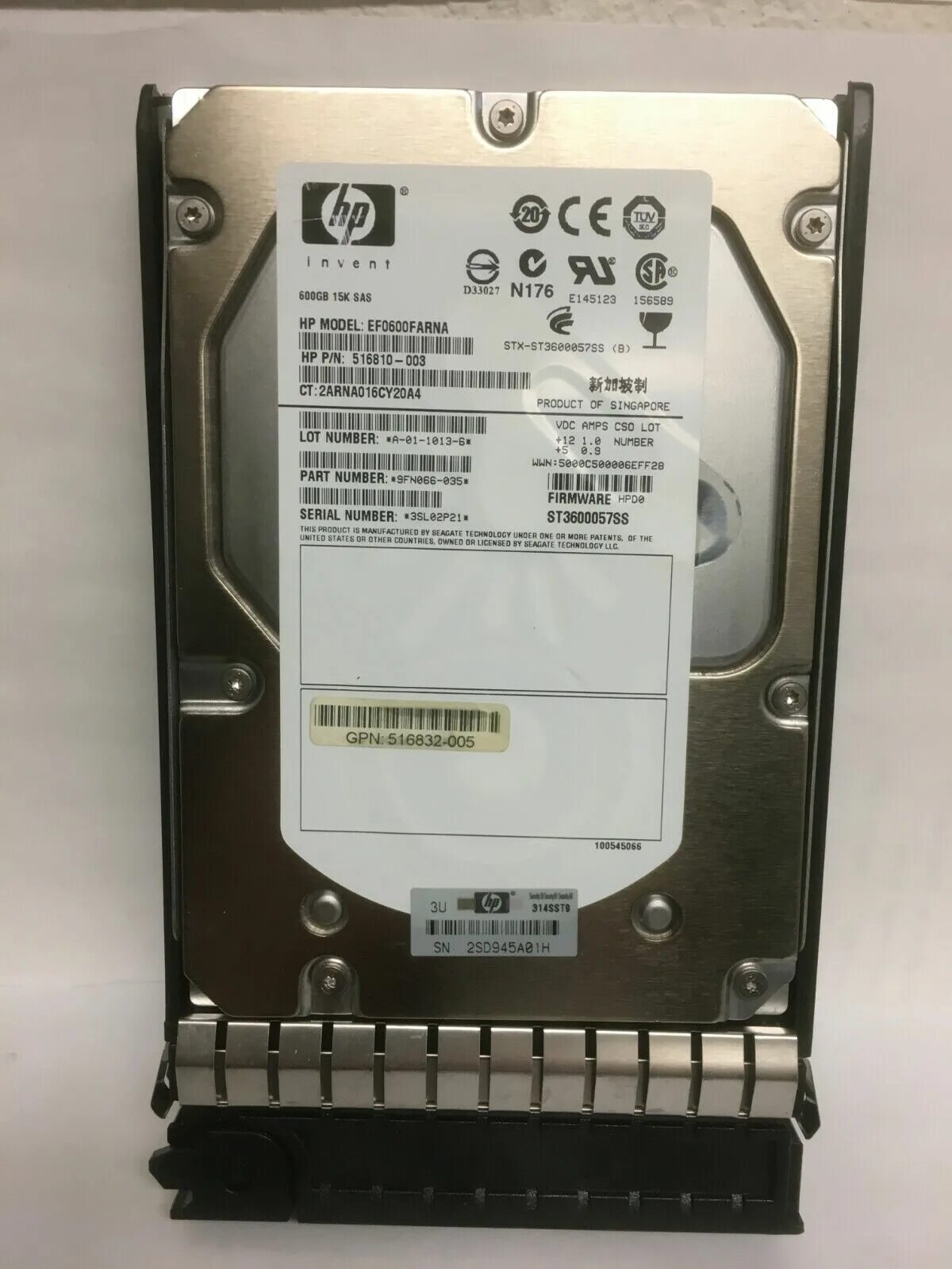 Жесткий диск sas 15k. St3600057ss. sas 3.5.