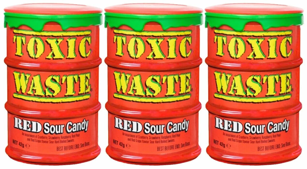Токсик вейст. Кислые конфеты Токсик. Леденцы Toxic waste Red 42гр. Кислые леденцы Toxic waste. Токсик Вейст самые кислые конфеты в мире.
