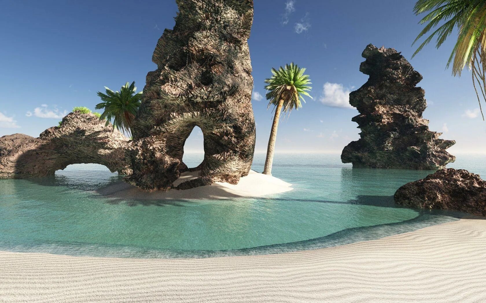 Обои айфон с островом. Красивый пляж. Тропический пляж. Остров Пальма. Экзотический пляж.