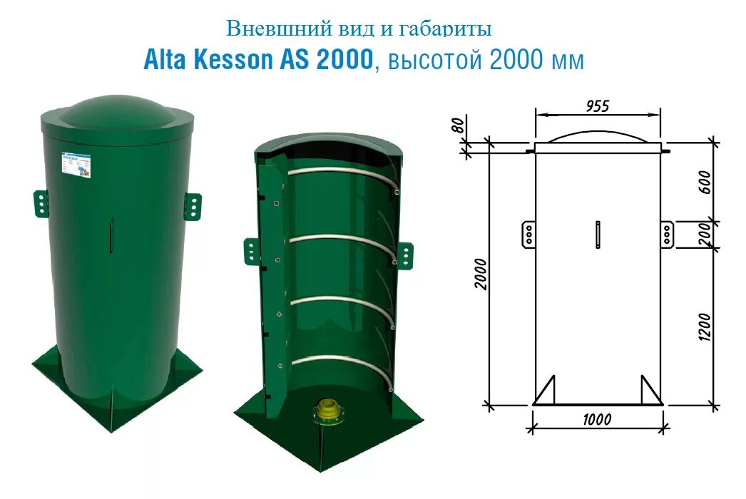 Кессон для скважины alta Group alta Kesson Тип а2000. Кессон пластиковый 955/2000. Кессон 1000 л (высота 1350 мм). Акватек кессон 1,5м3 1100х2150. Кессон для скважины купить кессоны москва