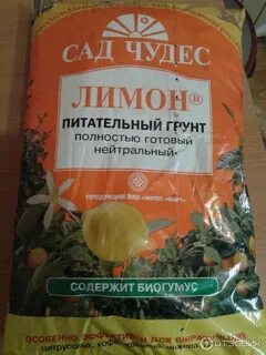 Грунт для лимона