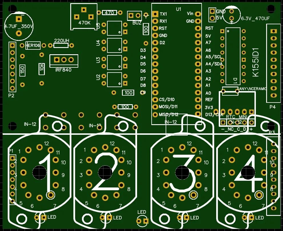 Схема гри. Часы на ин-12 ардуино. nixie clock alexgyver схема. часы на ин12 плата sprint layout. ин-14 часы alex gyver.