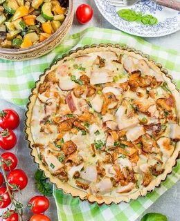 Пирог с лисичками рецепт