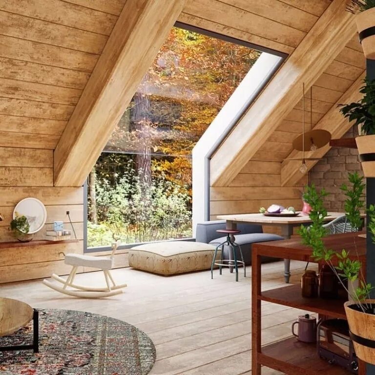 Интерьер деревянной мансарде. Интерьер в деревянном доме. Интерьер деревянной мансарде. Интерьер мансарды. Мансардная комната.