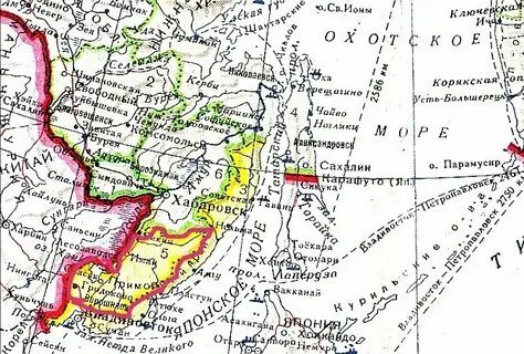 Уссурийск край карта