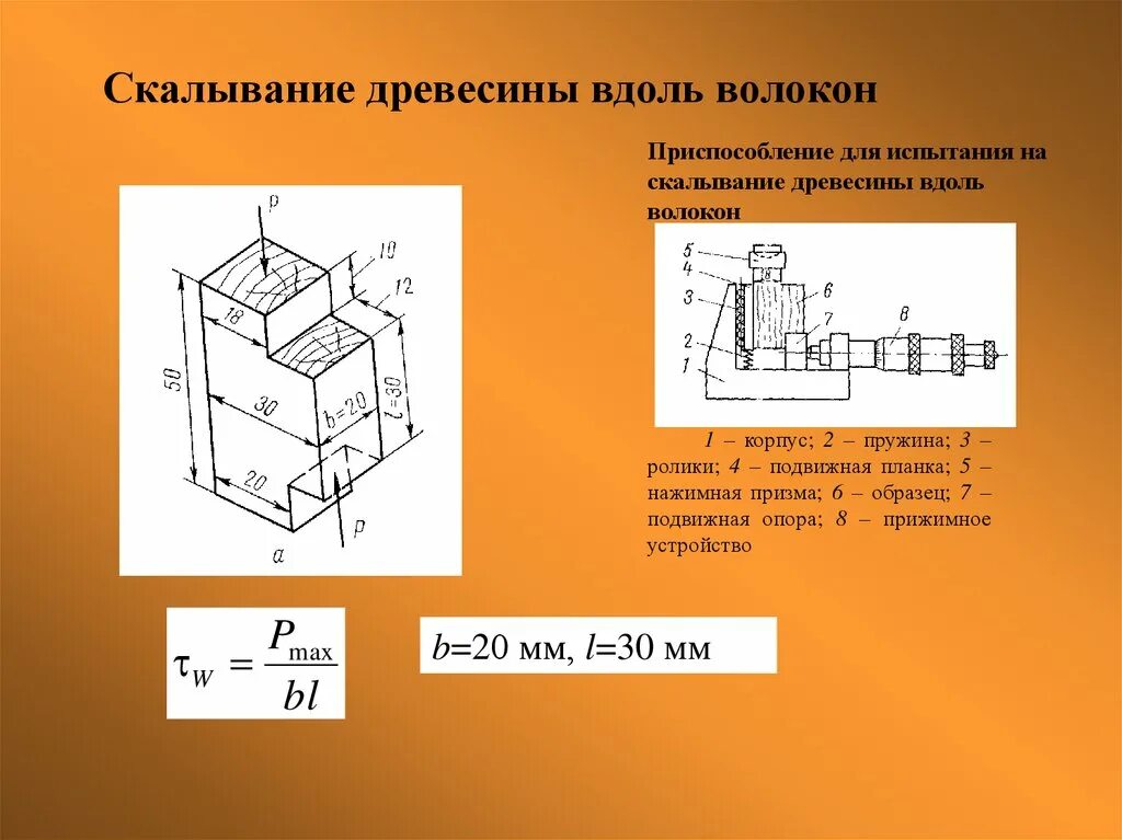 Вдоль и поперек. Прочность древесины при скалывании. Предела прочности при скалывании вдоль волокон древесины. Предел прочности при скалывании поперек волокон древесины схема. Испытание древесины на скалывание вдоль волокон.