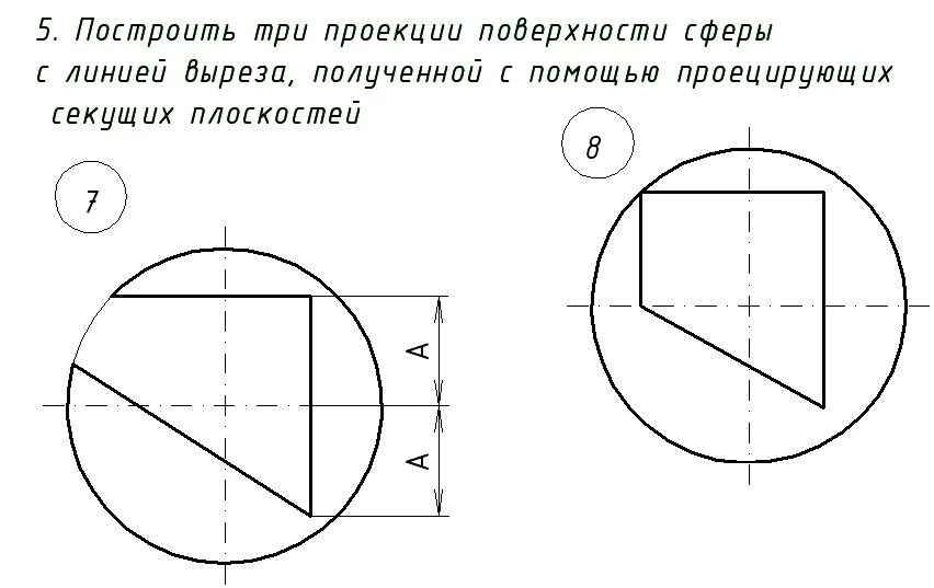 Тело округлое в сечении. Сечение сферы плоскостью Начертательная геометрия. Плоские сечения поверхностей компас. Сечение сферы Начертательная геометрия. Сферические сечения.